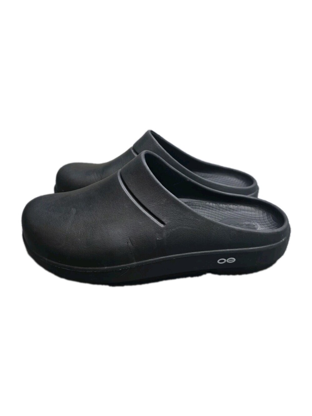 OOFOS OOCloog Black Recovery Clogs Womens 11 Mens 9 Slip On Comfort Shoes EU 42